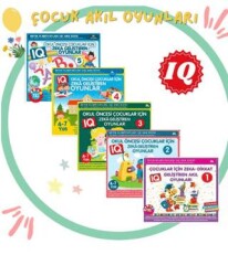 4-5-6-7 Yaş ve Üzeri Çocuklar İçin IQ Zeka Geliştiren Akıl Oyunları 5 Kitap - Ekinoks Yayın Grubu