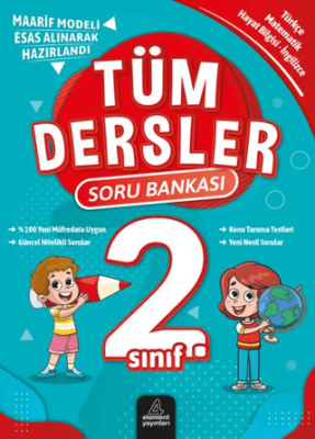 4 Element Yayınları 2. Sınıf Tüm Dersler Soru Bankası - 1