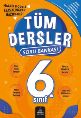 4 Element Yayınları 6. Sınıf Tüm Dersler Soru Bankası - 1