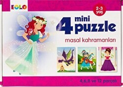 4 Mini Puzzle - Masal Kahramanları - Eolo Yayıncılık