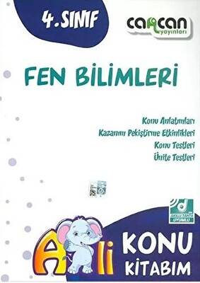 Cancan Yayınları 4. Sınıf Fen Bilimleri Konu Kitabım - 1