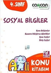 Cancan Yayınları 4. Sınıf Sosyal Bilgiler Konu Kitabım - Cancan Yayınları