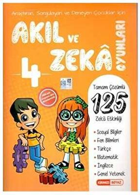 Kırmızı Beyaz Yayınları 4. Sınıf Akıl ve Zeka Oyunları - 1