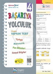 Üçgen Yayıncılık 4. Sınıf Başarıya Yolculuk - Yaprak Test - Üçgen Yayıncılık