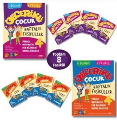 4. Sınıf Becerikli Çocuk Haftalık Fasiküller 1 ve 2. Dönem 8 Fasikül - Kurmay Yayınları