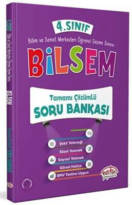 Editör Yayınevi 4. Sınıf Bilsem Soru Bankası - - 1