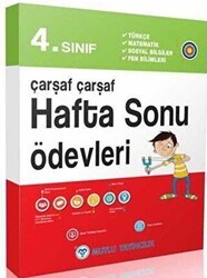 Mutlu Yayıncılık 4. Sınıf Çarşaf Çarşaf Hafta Sonu Ödevleri - Mutlu Yayıncılık