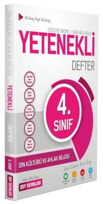 4. Sınıf Din Kültürü ve Ahlak Bilgisi Yetenekli Defter - 1