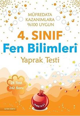 Nartest Yayınevi 4. Sınıf Fen Bilimleri Yaprak Testi - 1