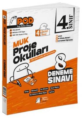 4. Sınıf MÜK Proje Okulları 8 Deneme Sınavı - 1
