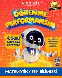Netbil Yayıncılık 4. Sınıf Öğrenme Performansım Sayısal Defterim - Netbil Yayıncılık