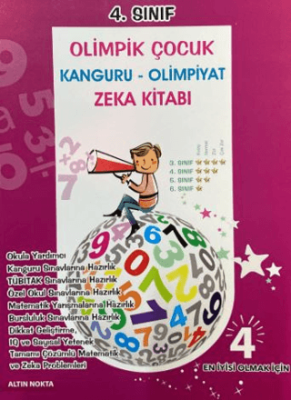 4. Sınıf Olimpik Çocuk - Kanguru-Olimpiyat Zeka Kitabı - 1