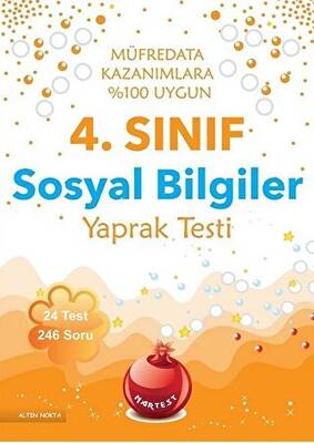 Nartest Yayınevi 4. Sınıf Sosyal Bilgiler Yaprak Testi - 1