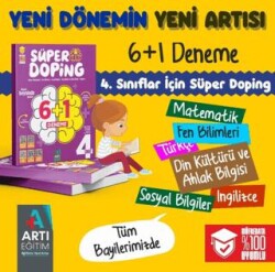 4. Sınıf Süper Doping 6+1 Deneme - Artı Eğitim Yayınları