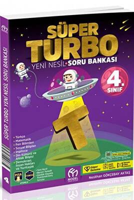 Model Eğitim Yayıncılık 4. Sınıf Süper Turbo Yeni Nesil Soru Bankası - 1