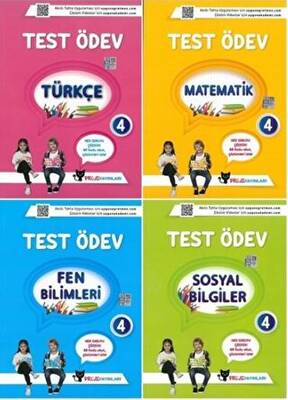 Proje Yayınları 4. Sınıf Test Ödev Seti 4 Kitap - 1