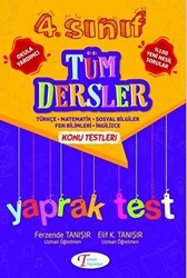 Tanışır Yayınları 4. Sınıf Tüm Dersler Konu Testleri Test - Tanışır Yayınları