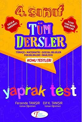 Tanışır Yayınları 4. Sınıf Tüm Dersler Konu Testleri Test - 1