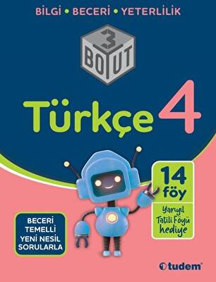 Tudem Yayınları - Bayilik 4. Sınıf Türkçe 3 Boyut - 1
