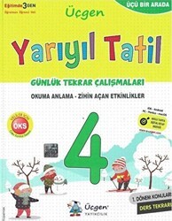 Üçgen Yayıncılık 4. Sınıf Yarıyıl Tatil Günlük Tekrar Çalışmaları - Üçgen Yayıncılık