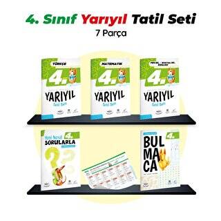 Öğretmen Evde Yayınları 4. Sınıf Yarıyıl Tatil Seti 2022-2023 - 1