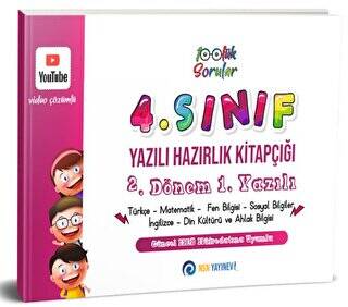 NSN Yayınevi 4. Sınıf Yazılı Hazırlık Kitapçığı 2. Dönem 1. Yazılı - 1