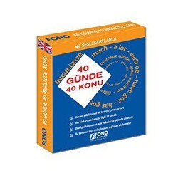 40 Günde 40 İngilizce Konu - Sesli Kartlarla - Fono Yayınları