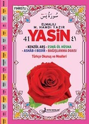 41 Yasin Türkçe Okunuş ve Mealleri Kod: F035 Fihristli Cami Boy - Fetih Yayınları