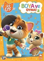 44 Cats - Boya ve Oyna 2! - Eksik Parça Yayınları