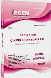 4. Sınıf Kamu Çıkmış Sınav Soruları - Egem Eğitim Yayınları