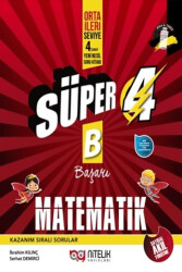 Nitelik Yayınları - Bayilik 4. Sınıf Süper Matematik Yeni Nesil Soru Kitabı - Nitelik Yayınları - Bayilik