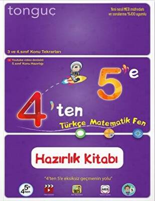 Tonguç Akademi 4`ten 5`e Hazırlık Kitabı - 1