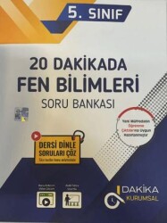 5. Sınıf 20 Dakikada Fen Bilimleri Soru Bankası - Dakika Yayınları