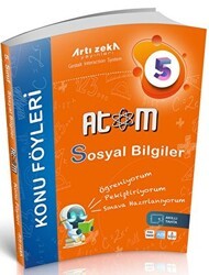 Artı Zeka Yayınları 5. Sınıf Atom Sosyal Bilgiler Konu Föyleri - Artı Zeka Yayınları