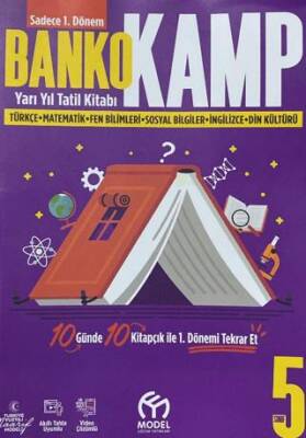 5. Sınıf Banko Kamp Yarı Yıl Tatil Kitabı - 1