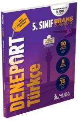 5. Sınıf Deneport Türkçe Branş Denemesi - Muba Yayınları