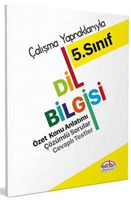 Editör Yayınevi 5. Sınıf Dil Bilgisi - 1