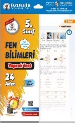 5. Sınıf Fen Bilimleri Çek Kopar Yaprak Test - Özdebir Yayınları