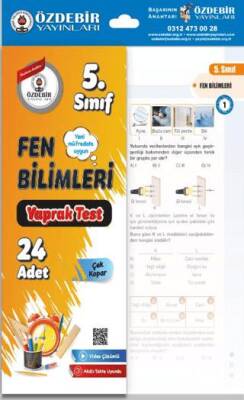 5. Sınıf Fen Bilimleri Çek Kopar Yaprak Test - 1