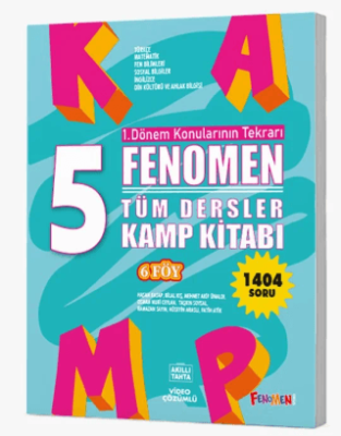 5. Sınıf Fenomen Tüm Dersler Kamp Kitabı - 1