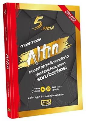 Bons Yayınları 5. Sınıf Matematik Altın Soru Bankası - 1