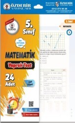 5. Sınıf Matematik Çek Kopar Yaprak Test - Özdebir Yayınları