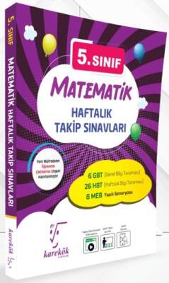 5. Sınıf Matematik Haftalık Takip Sınavları - 1