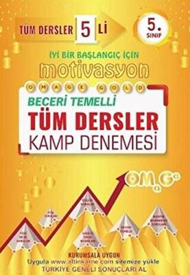 Nartest Yayınevi 5. Sınıf Omage Tüm Dersler 5 li Motivasyon Kamp Denemesi - 1