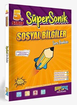 Süpersonik Yayınları 5. Sınıf Sosyal Bilgiler Soru Bankası - 1