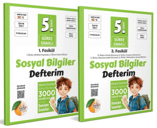 5. Sınıf Sosyal Bilgiler Süreç Odaklı Defterim Fasikülleri 2 Fasikül - 1