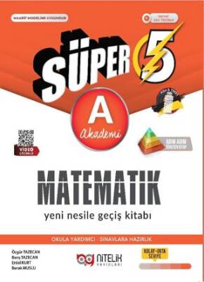 5. Sınıf Süper Matematik A Yeni Nesile Geçiş Kitabı - 1