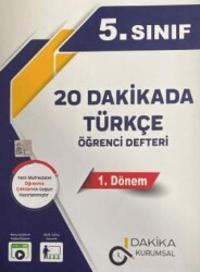 5. Sınıf Türkçe 20 Dakikada Öğrenci Defteri 1. Dönem - Dakika Yayınları