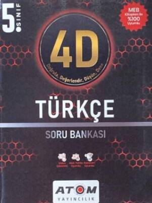 5. Sınıf Türkçe 4D Soru Bankası - 1