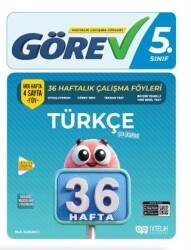 5. Sınıf Türkçe Görev 36 Haftalık Çalışma Föyleri - Nitelik Yayınları
